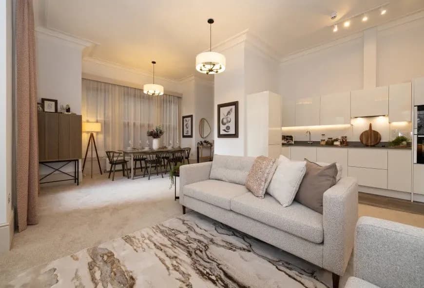 Living room at Mount Battenhall