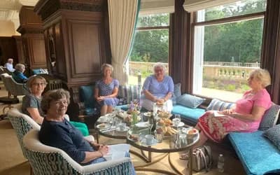 Women enjoying an afternoon tea