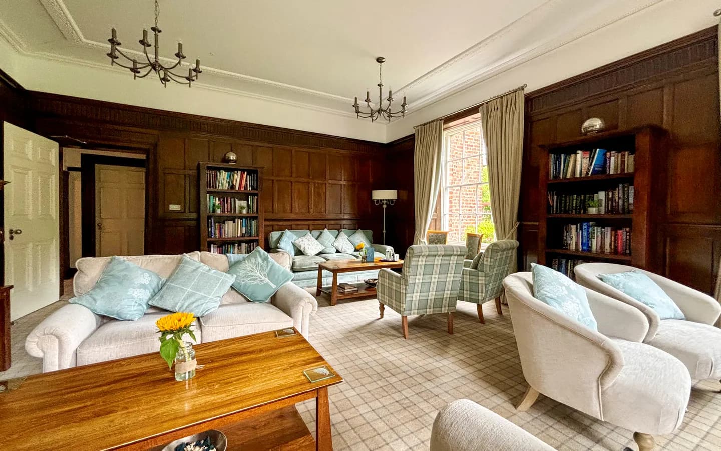 Library at Boughton Hall