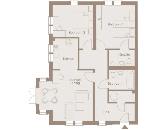 Apartment 22 floorplan