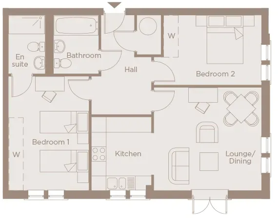 BH apartment 62 floorplan