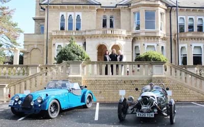 Cars outside Mount Battenhall