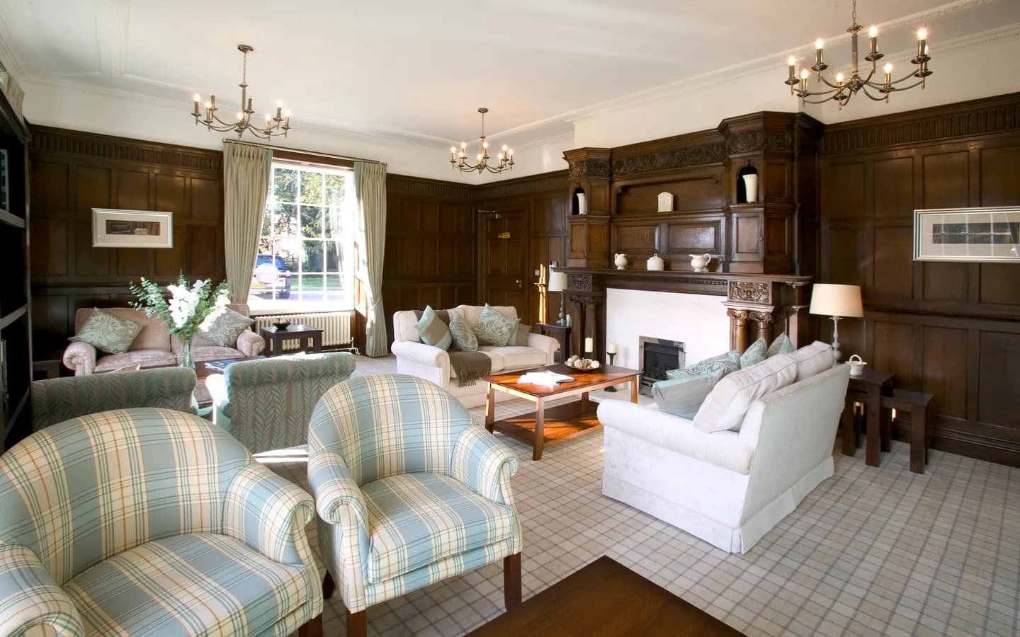 Boughton Hall's library