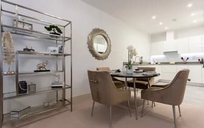 Apartment 21 living area/kitchen