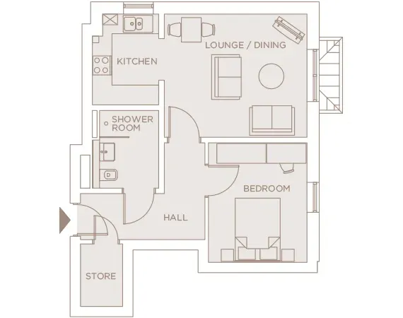 Jervaulx Apartment 12 Floorplan