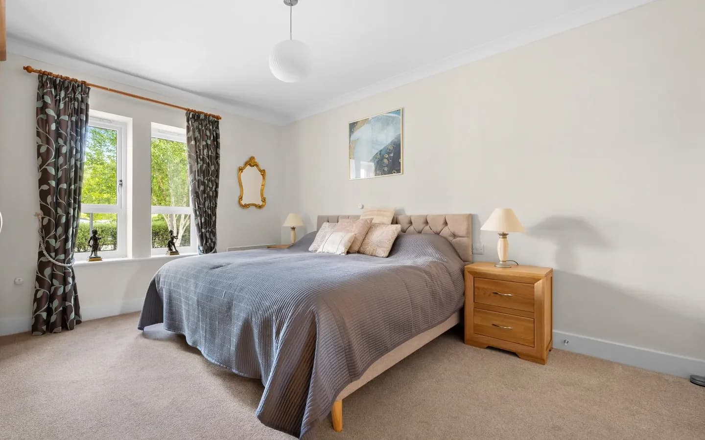 Bedroom at Boughton Hall