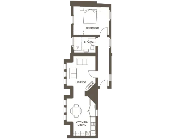 Battenhall House Apartment 4 Floorplan