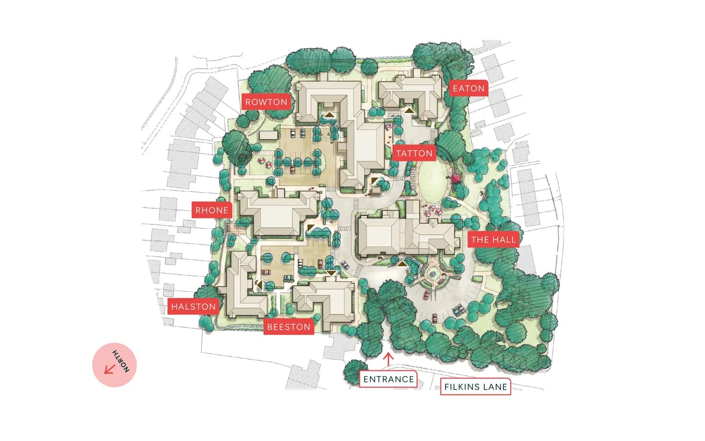 Boughton Hall Site Plan