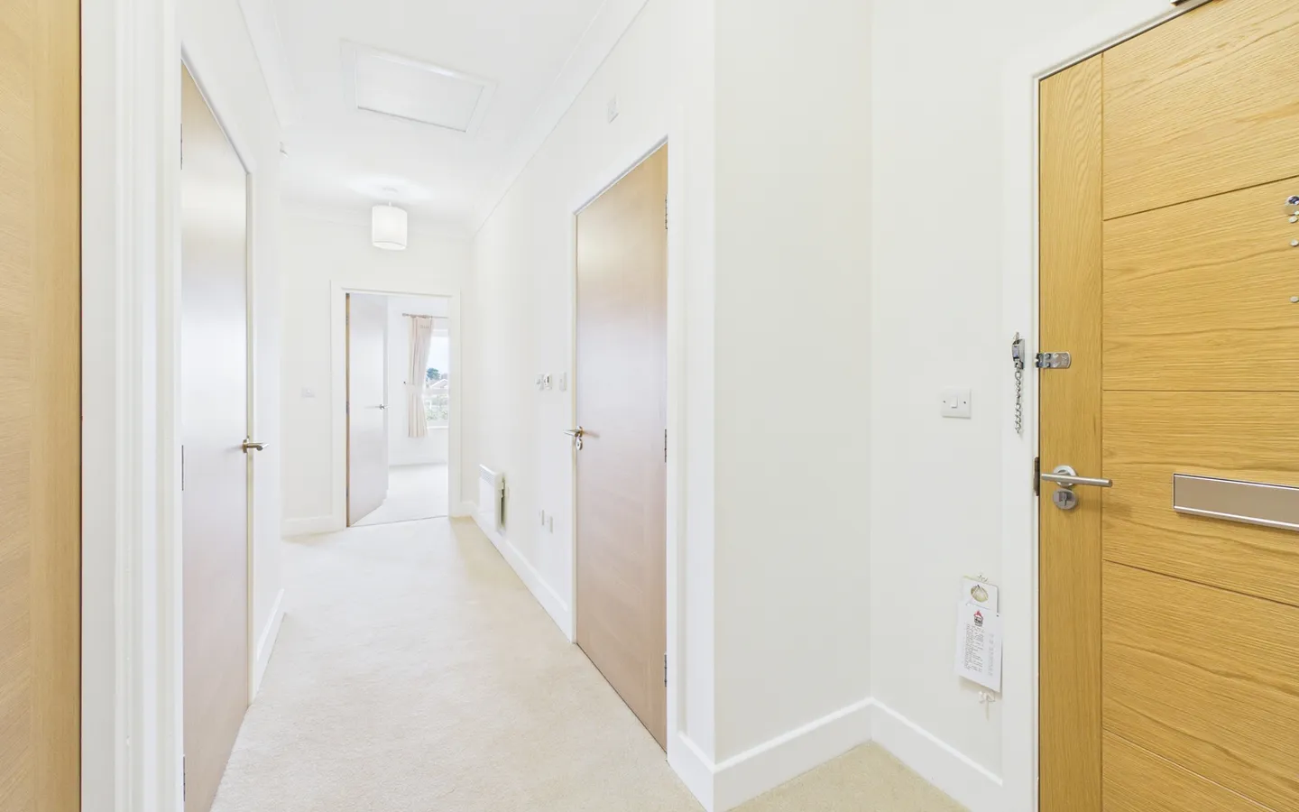 Hallway in apartment 50, Boughton Hall