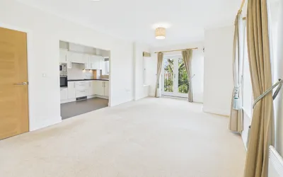 Living room in apartment 50, Boughton Hall