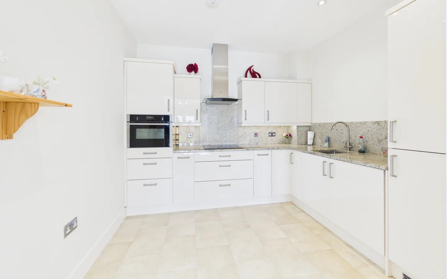Fitted kitchen in Apartment 19 Boughton Hall