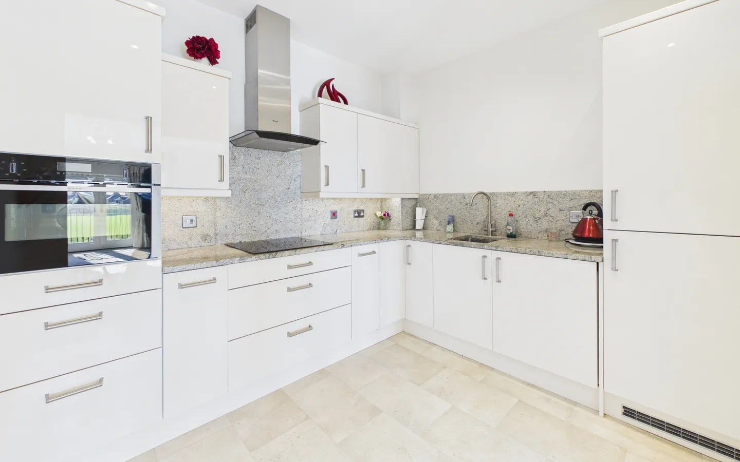 Fitted kitchen in Apartment 19 Boughton Hall
