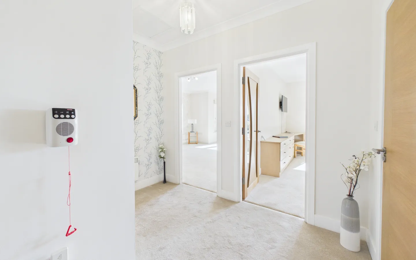 The hallway in Apartment 19