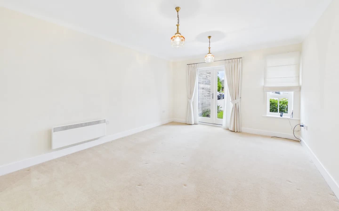 Living/dining room in Apartment 24, Boughton Hall