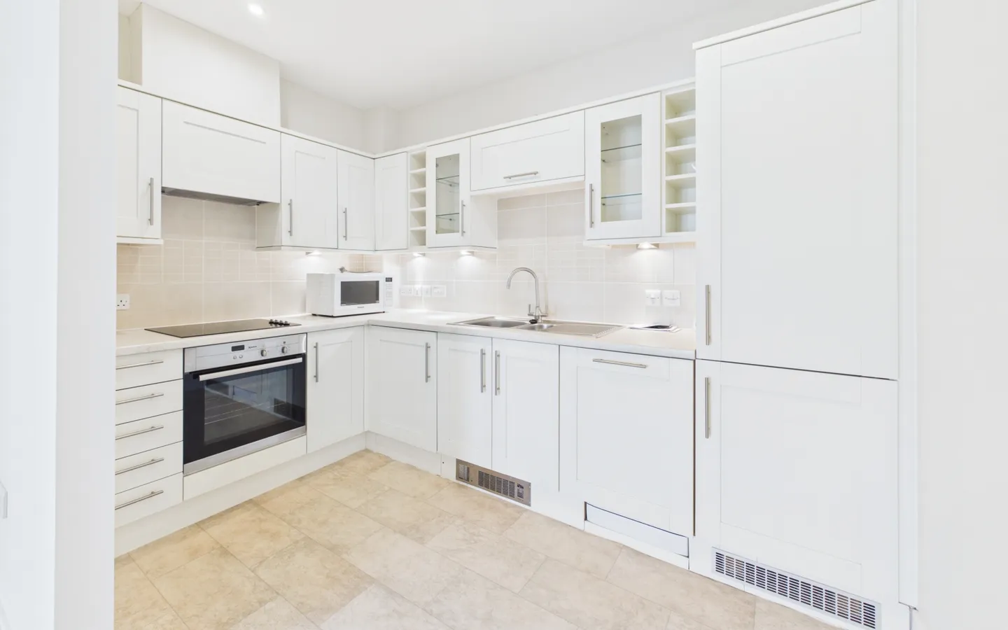 Kitchen in in Apartment 49, Boughton Hall