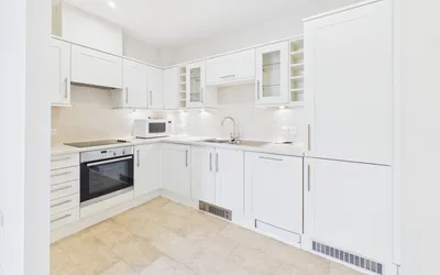 Kitchen in in Apartment 49, Boughton Hall