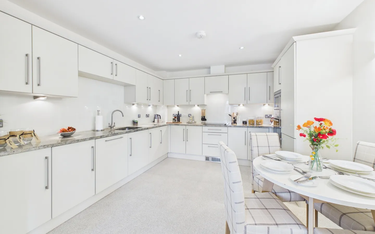 Kitchen in Apartment 65, Boughton Hall