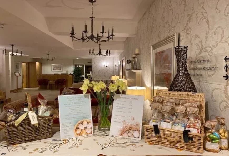 Easter treat display at Boughton Hall