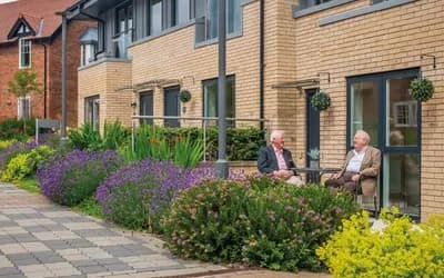 The outside of the property of the month