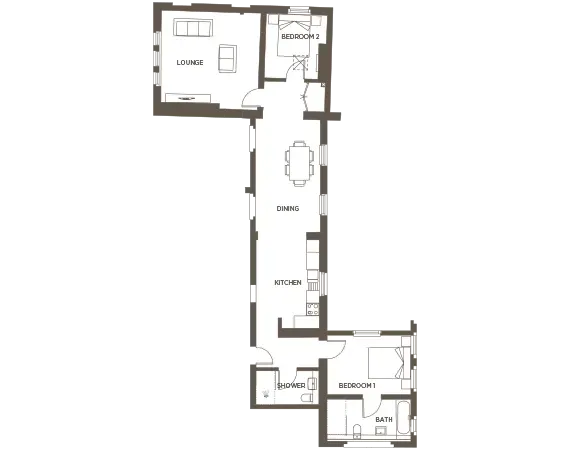 Battenhall House Apartment 5 Floorplan