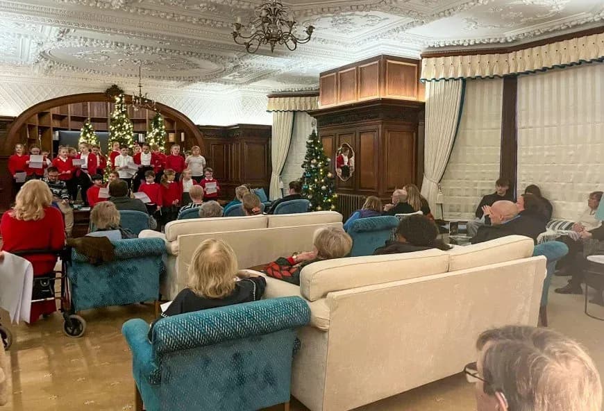 Children singing at Mount Battenhall