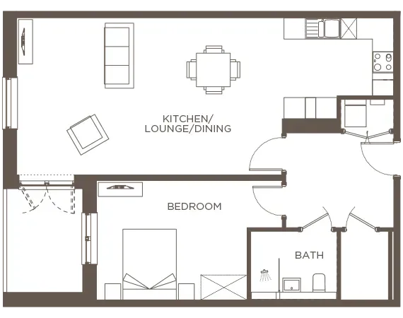 Astley Villa Apartment 2 Floorplan