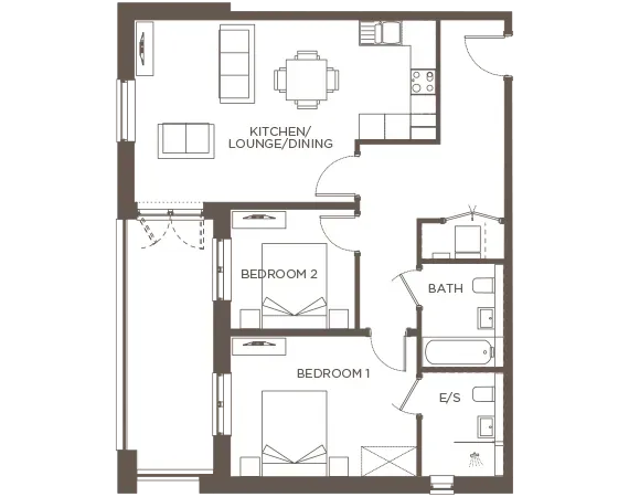 Astley Villa Apartment 11 Floorplan