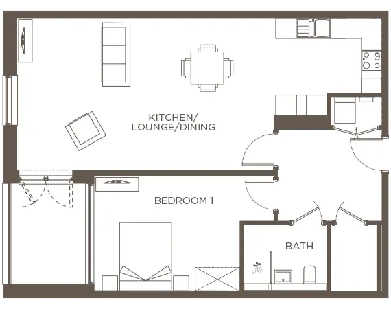 The Astley Apartment 12 Floorplan