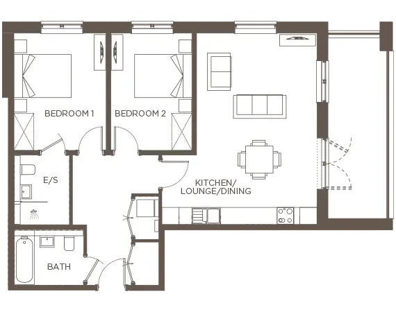 MB apartment 15 floorplan
