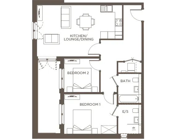 Apartment 20 floorplan MB