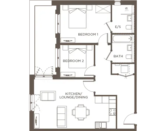 MB apartment 22 floorplan