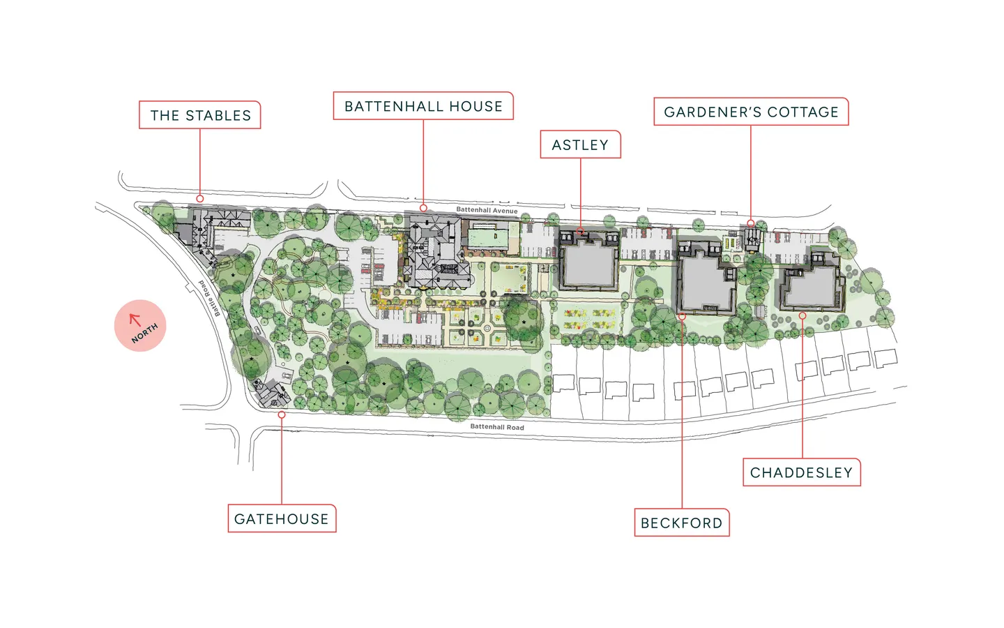 Mount Battenhall Site Plan