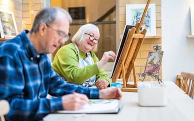 Art class at Mount Battenhall