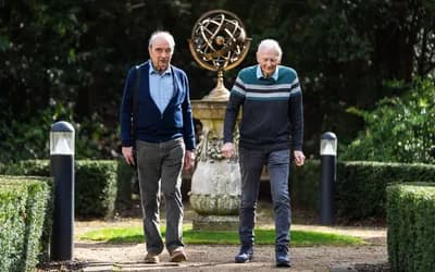 Residents walking through Mount Battenhall grounds