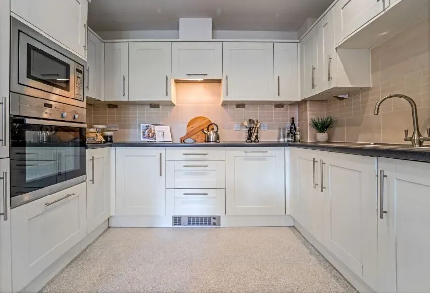 Retirement apartment kitchen