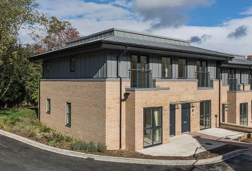 The outside of rievaulx cottages