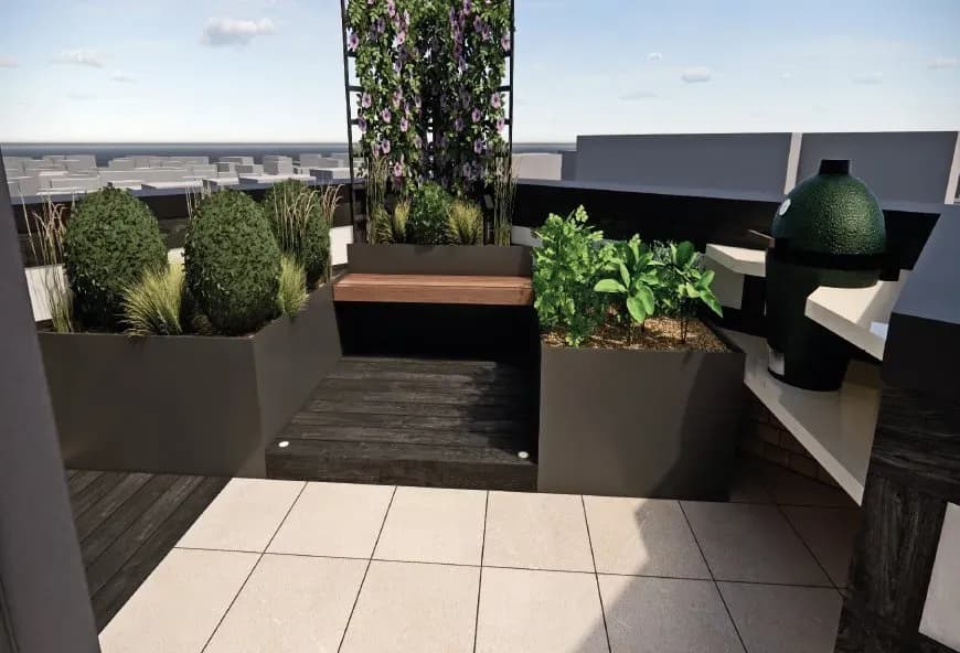 Show garden at Mount Battenhall