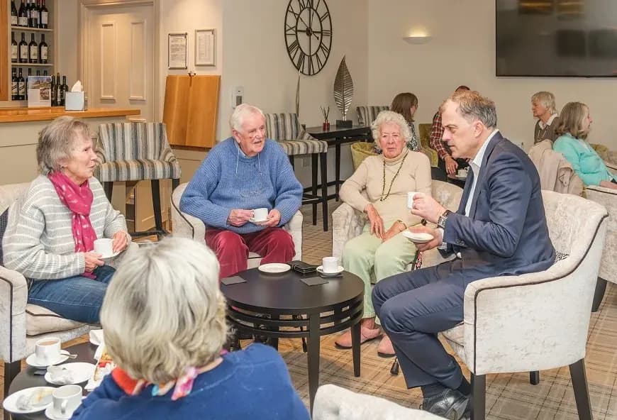 Rt Hon Sir Julian Smith at the home