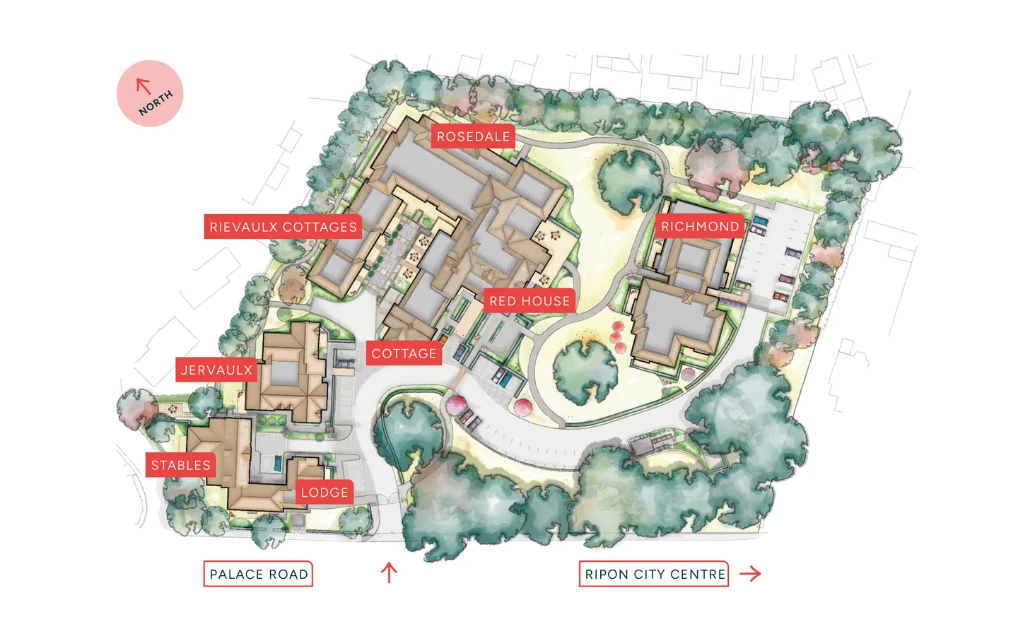 The Red House Site Plan