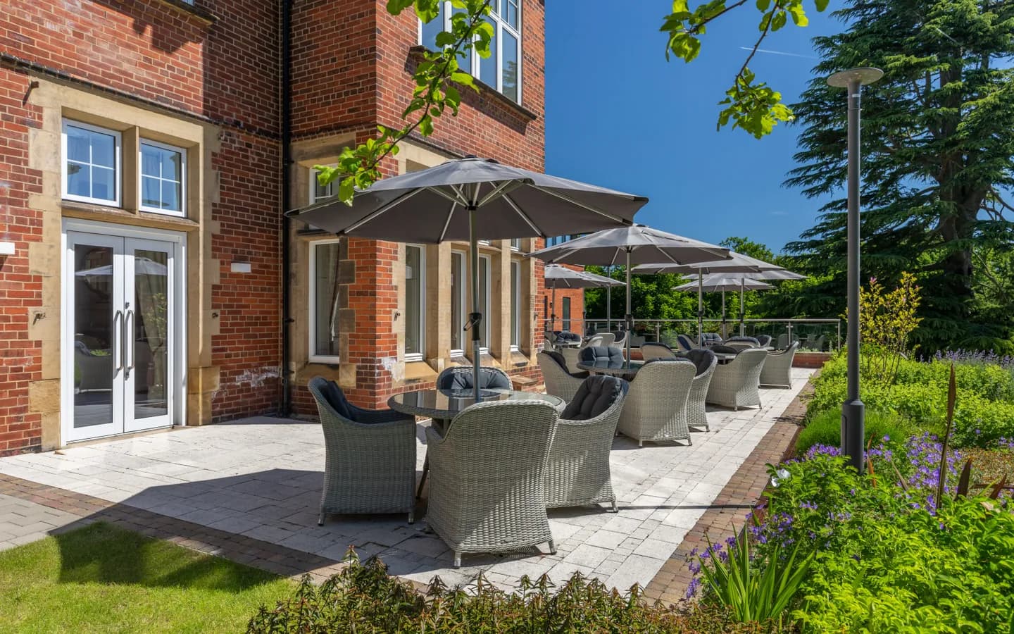 The Red House terrace